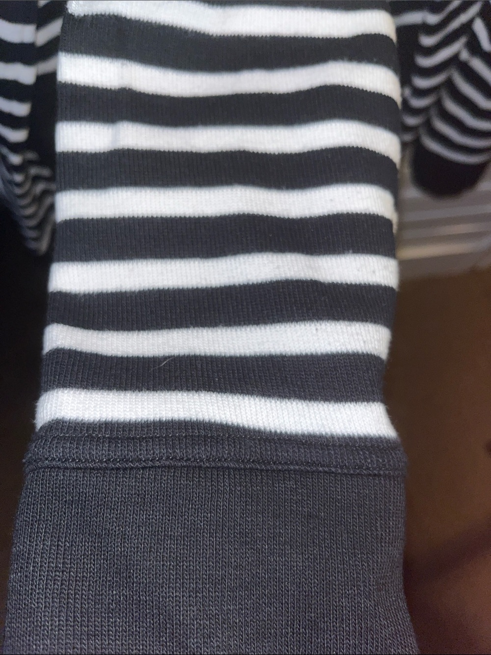 Lauren Ralph Lauren Black & White Striped Casual Button-Front Shirt - Picture 12 of 16